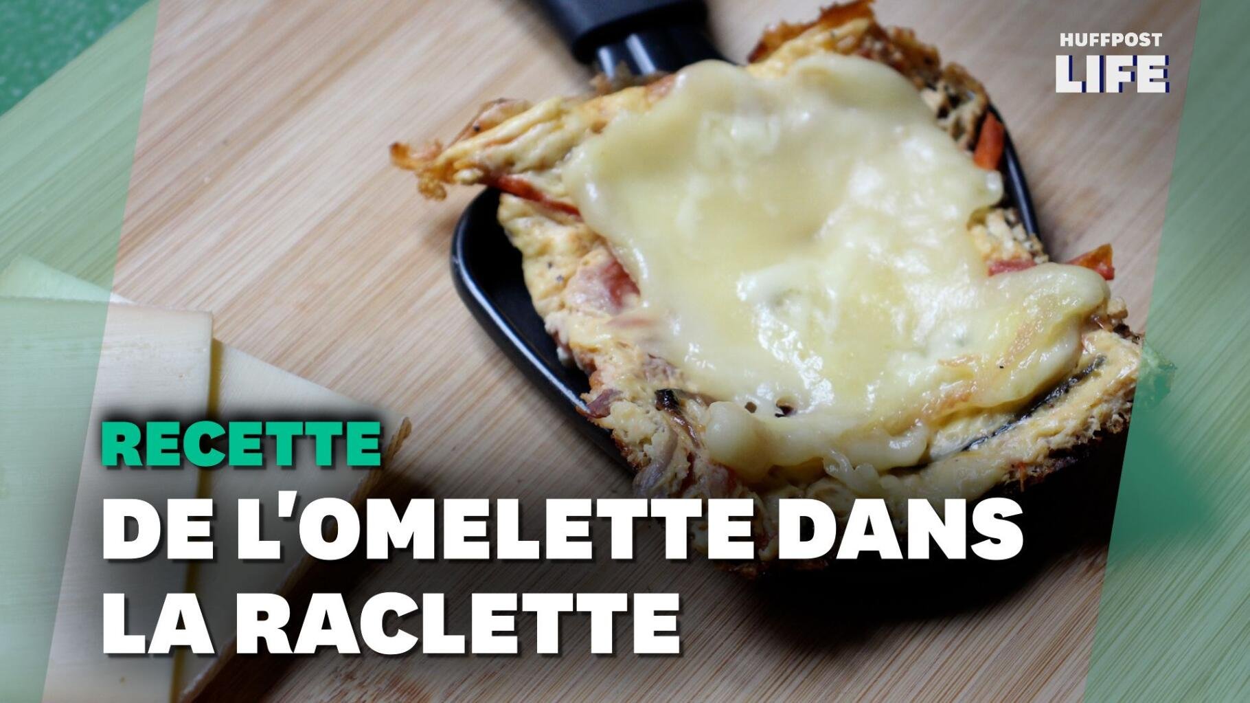 Pour votre prochaine raclette, remplacez les patates par de l’omelette