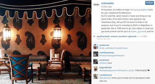 Conde Nast Traveler's Weekend Instagram Series Turns Editors into Social Media Aficionados