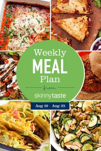 Skinnytaste Meal Plan (August 19-August 25)