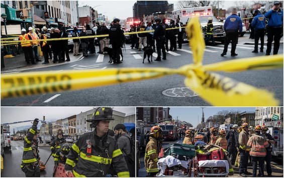 New York, spari nella metro di Brooklyn: almeno 29 feriti. FOTO