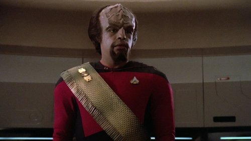 Why Gene Roddenberry Put Michael Dorn's Worf On The Bridge In Star Trek: TNG