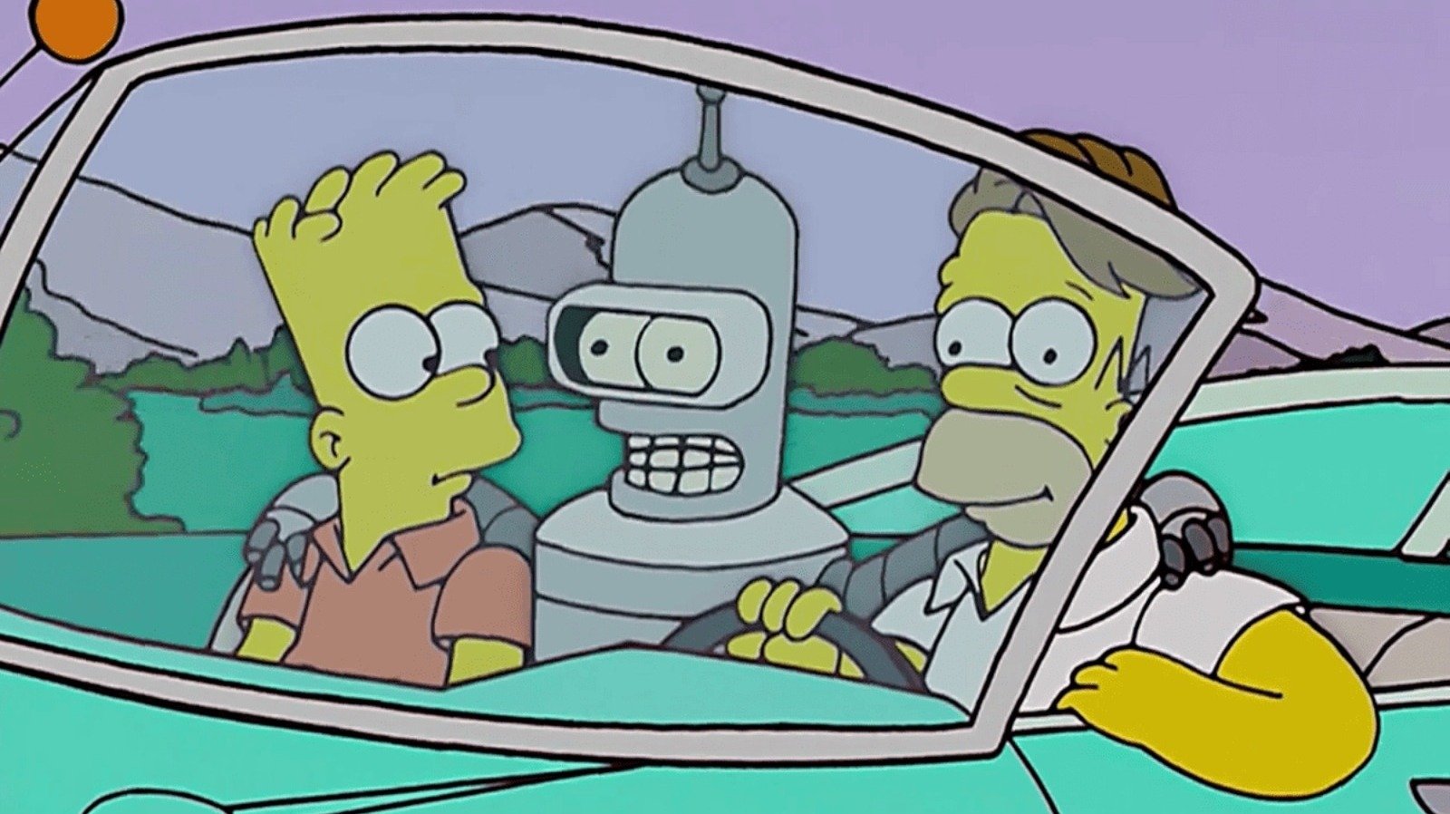 The Simpsons' Futurama Crossover Broke A Long-Standing Matt Groening Rule - SlashFilm