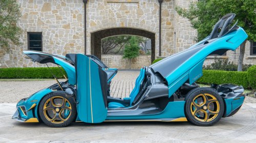 A Wildly Rare Koenigsegg Regera Hypercar Is Up For Auction