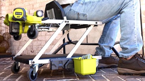 How Does Ryobi's New 18V Creeper Seat Work And What Does It Cost?