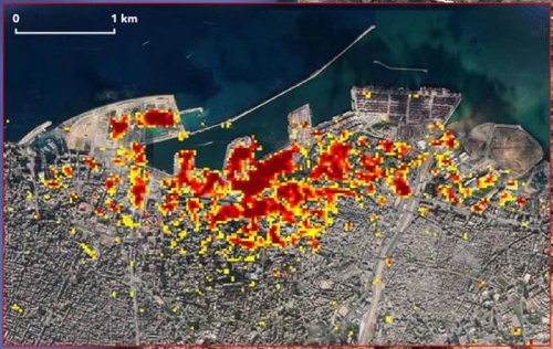 NASA Offers Startling View Of Beirut Blast Damage Using Satellite Data