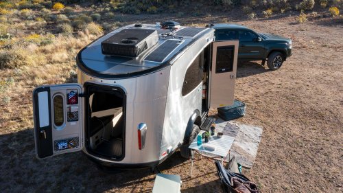 Airstream And REI Teamed Up On A Super-Green Camper With A Cool Solar Power Roof