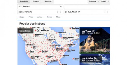 Google officially launches Flights, their Search-friendly travel tool