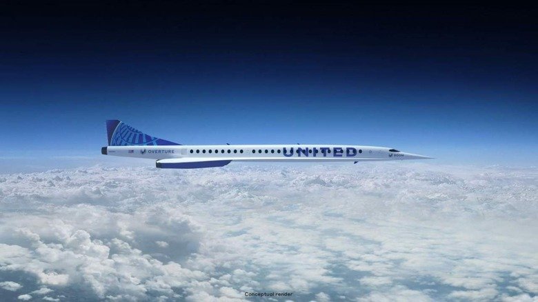 United Orders Boom Supersonic Jets To Cut Long-Haul Travel Times In Half