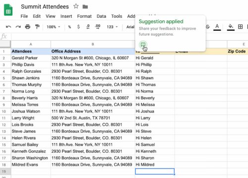 Google Sheets Will Soon Auto-Complete Your Data For You