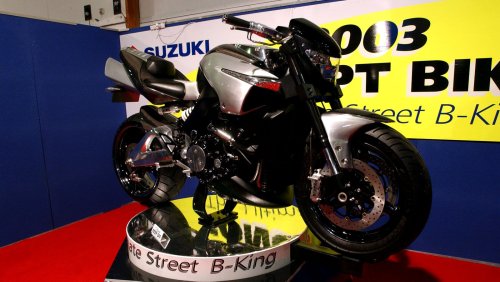 The Suzuki B-King Streetfighter Bike First Appeared As A Supercharged ...