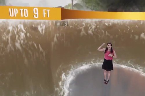 The Weather Channel Uses Video Game Simulation to Convey the Severity of the Hurricane Threat
