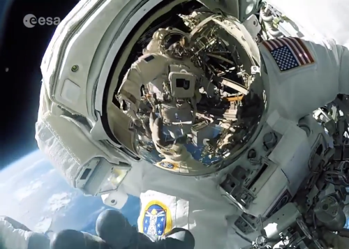 Going for a Spacewalk at 17,150 Miles Per Hour