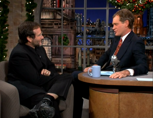 Letterman Remembers the First Time He Met Robin Williams
