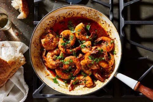 Spicy, Buttery Shrimp in Moments