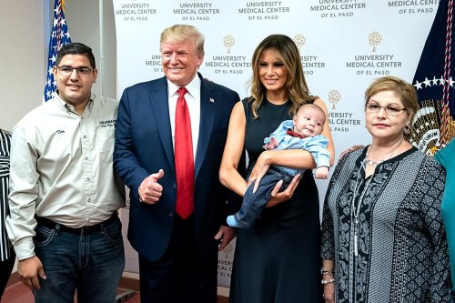 Trump’s Photo-Op With the Orphaned El Paso Baby Was the Smallest Moment of His Presidency