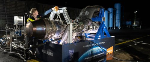 Pour la première fois, Rolls Royce a testé un réacteur d'avion fonctionnant à l'hydrogène