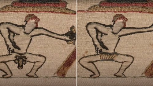 Les pénis censurés de la tapisserie de Bayeux