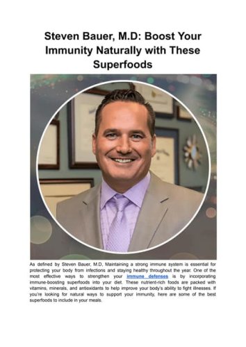 Steven Bauer, M.D_ Boost Your Immunity Naturally with These Superfoods.pdf