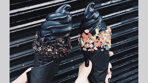 Charcoal Ice Cream Shows How Unique Products Can Garner Social Media Buzz