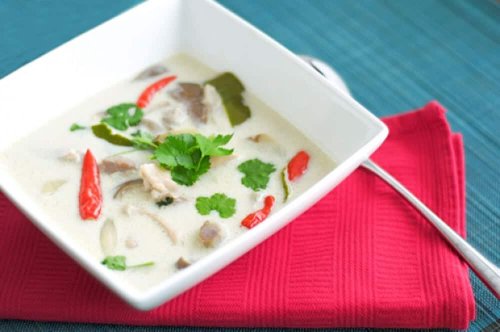Authentic Tom Kha Gai (Thai Coconut Chicken Soup)