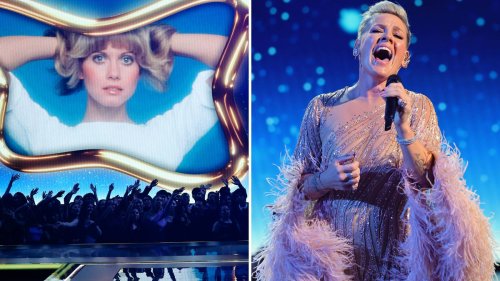 Watch Pink's emotional tribute to Olivia Newton-John singing ...