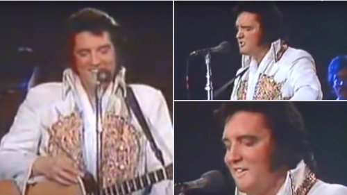 Elvis Presley's last performance two months before his death is phenomenal - video