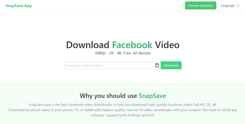 SnapSave - Facebook Video Downloader - cover