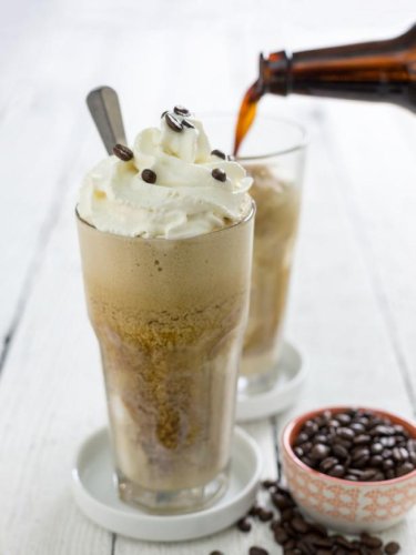 This Ice Cream Float is Part Iced Coffee, Part White Russian and All Delicious