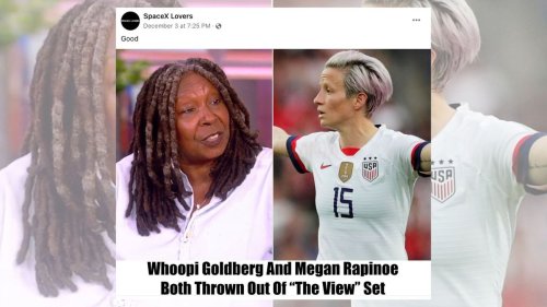 Megan Rapinoe and Whoopi Goldberg Were Kicked Off ‘The View’?