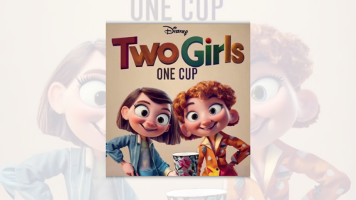 Sneak Peek at Poster for Upcoming Disney Film 'Two Girls, One Cup'?