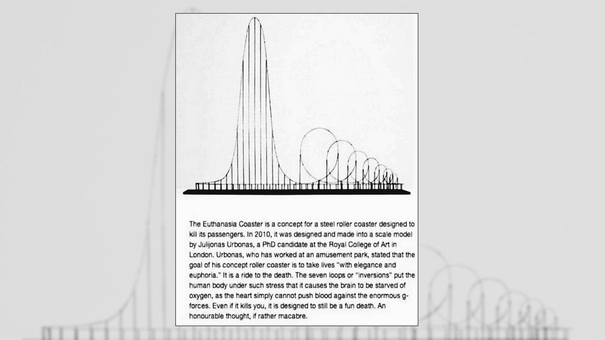 Did an Artist Design a 'Euthanasia Coaster' For Killing Passengers?