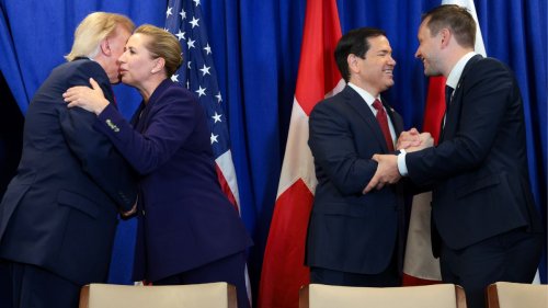 Did Denmark play 'Send in the Clowns' when Rubio arrived at Greenland deal ceremony?