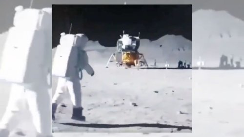 Footage Shows Stanley Kubrick Directing the Moon Landing?