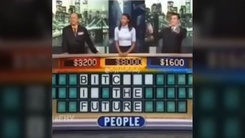 'Wheel of Fortune' Contestant Guesses 'Bitches in the Future' To Solve Puzzle?