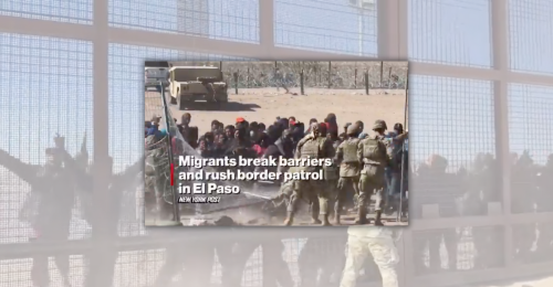 Does Footage Show Migrants Storming Border in El Paso?
