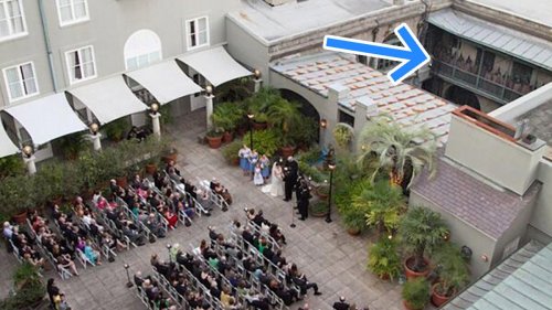 Photo Shows Hooded Cult Members Attending Wedding Ceremony?