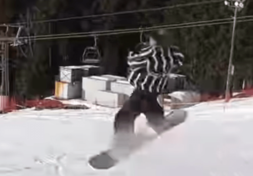Watch: Mind-Blowing Flatground Spins Showcased by Japanese Snowboarder