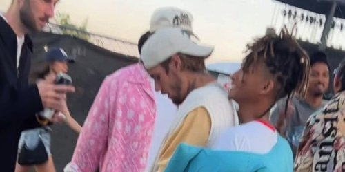 Justin Bieber Gave Jaden Smith a Kiss on the Cheek at Coachella and More News