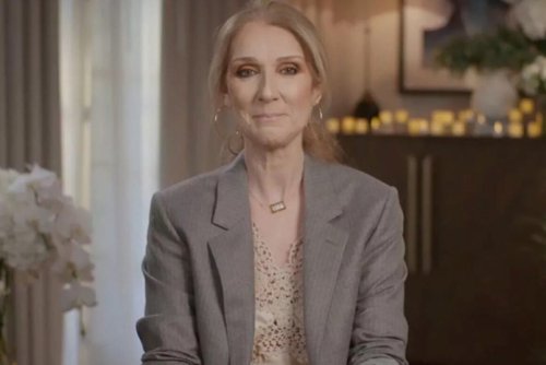 Celine Dion made a surprise appearance at Eurovision