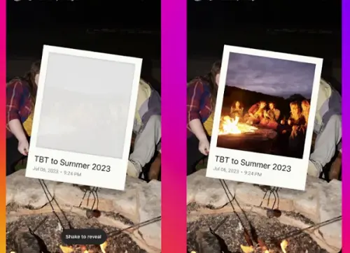 Instagram Adds New Interactive Polaroid Frame for Coachella 2024