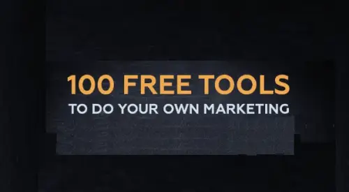 100 Free Marketing Tools to Help You Grow Your Business [Infographic]