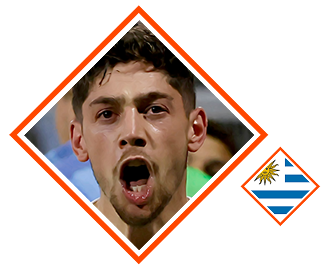 URUGUAY: Valverde, el líder de una Celeste llena de estrellas