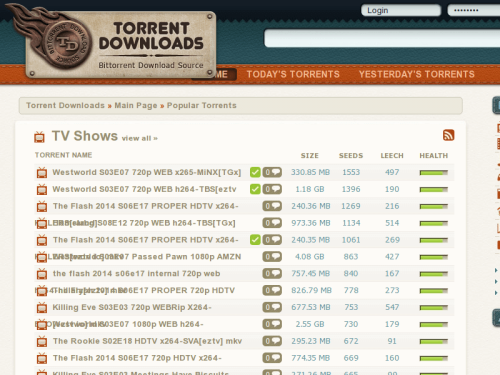 Torrent Downloads, Torrent Site for Movies and TV Shows