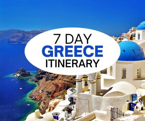 7 Day Greece Itinerary (Athens, Mykonos, Santorini)