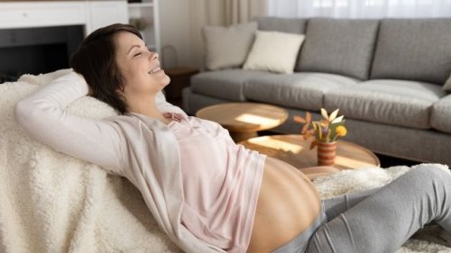 House guest accuses 'lazy' pregnant woman of 'not pulling her weight' around the house.