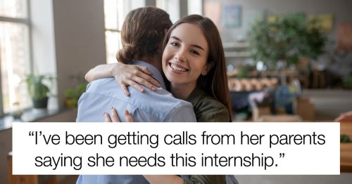 Boss fires intern, has her 'escorted out' for hugging coworkers; 'I hate being hugged.'