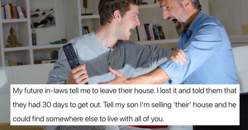 Man asks if he was wrong to kick son out after he tries to steal house for in-laws.