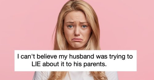 Woman reveals to in-laws the truth about where her husband was when she ...