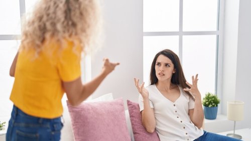 'AITA for banning my husband’s female friend from our house over her offensive comments?' UPDATED