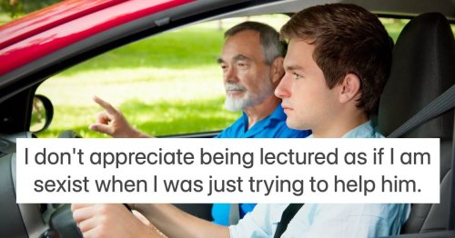 Dad tells son he 'drives like a woman'; sparks a family debate that spreads to Reddit.